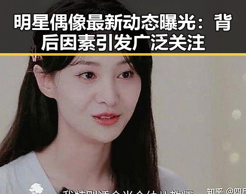 明星偶像最新动态曝光：背后因素引发广泛关注